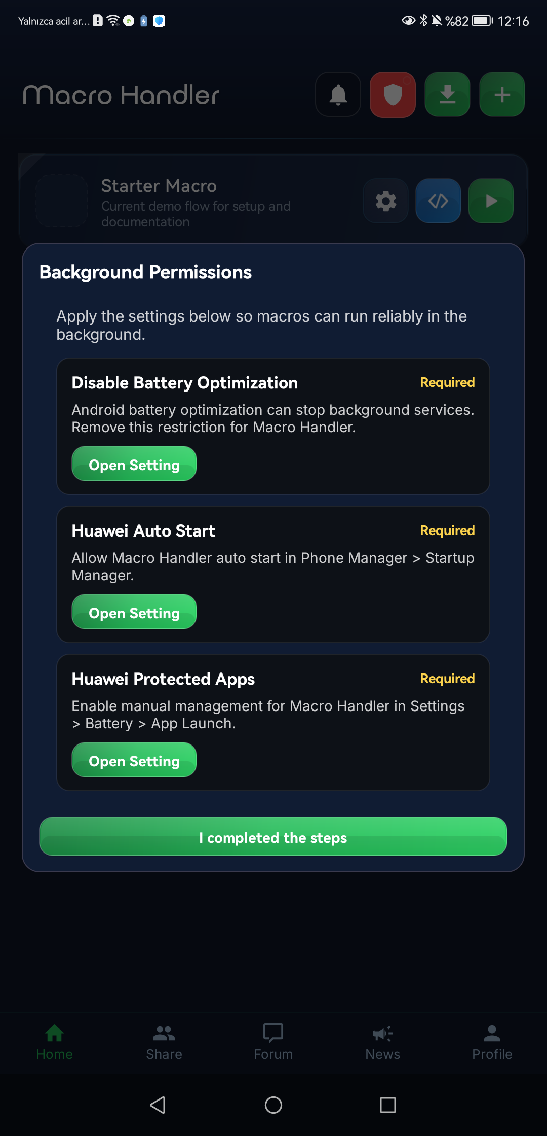 OEM battery checklist