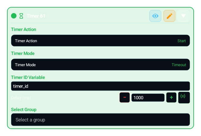 Timer (TIMER_INTERVAL) block card